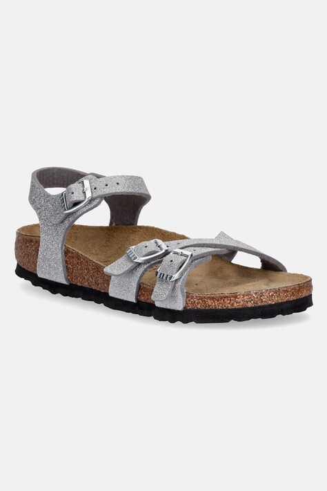 Birkenstock sandały dziecięce Kumba kolor srebrny 1030536