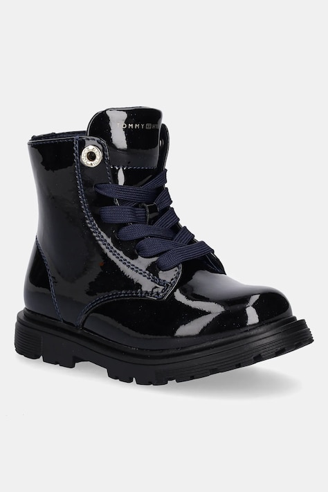 Detské workery Tommy Hilfiger čierna farba, T1A5-34005