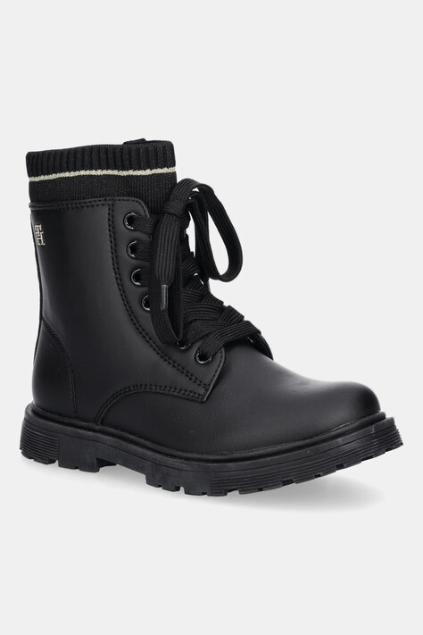 Tommy Hilfiger botki dziecięce kolor czarny T1A5-34006