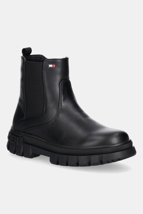 Tommy Hilfiger sztyblety dziecięce kolor czarny T3A5-34047