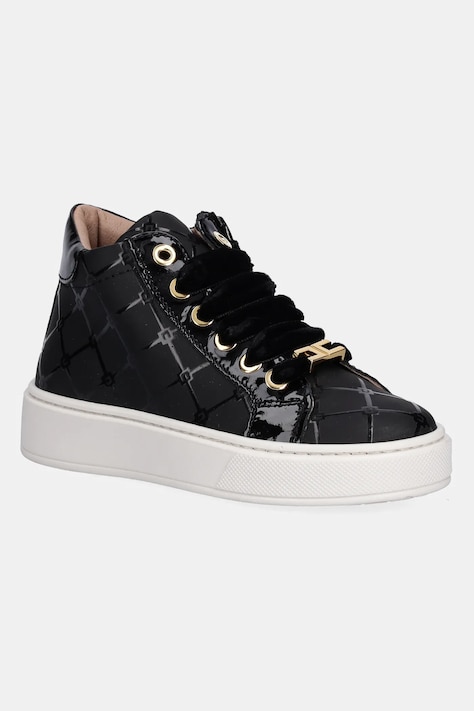 Elisabetta Franchi sneakersy dziecięce kolor czarny F1A9-E0336