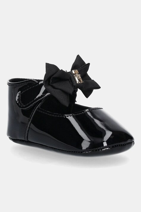 Tommy Hilfiger pantofi pentru bebeluși culoarea negru, T0A3-33956