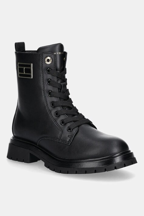 Dětské boty Tommy Hilfiger černá barva, T3A5-34015