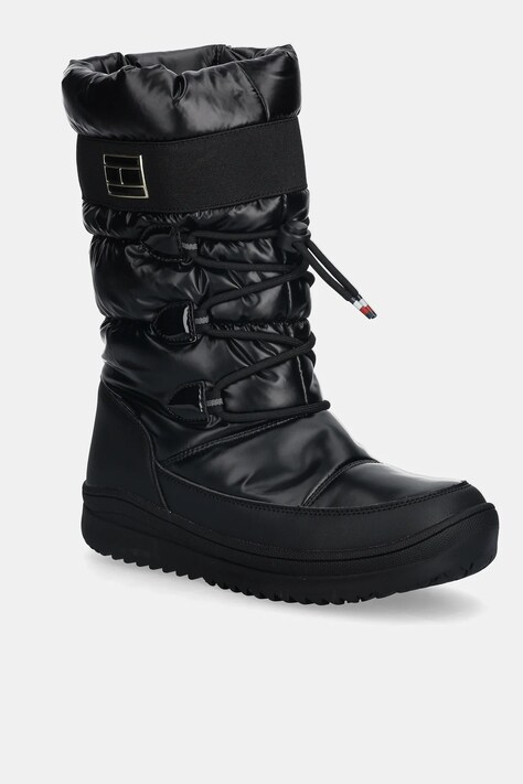 Tommy Hilfiger śniegowce dziecięce kolor czarny T3A6-34053
