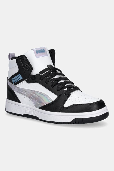 Puma sneakersy dziecięce Puma Rebound V6 Mid Space Belle Jr kolor czarny 402768