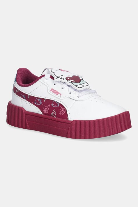 Puma sneakersy dziecięce Carina 3.0 HK&FR 2 kolor biały 403395