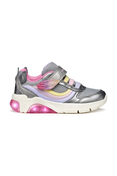 Geox sneakersy dziecięce FADINLIGHT kolor srebrny J55M4A.0AJGN