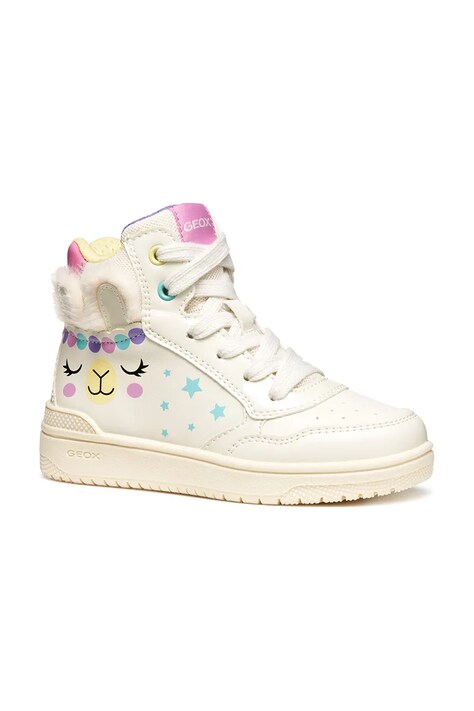 Geox sneakers pentru copii WASHIBA culoarea bej, J56HXE.0BCKN