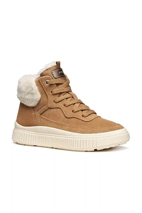 Geox buty zimowe dziecięce LAQUINNY kolor brązowy J56NFA.00022