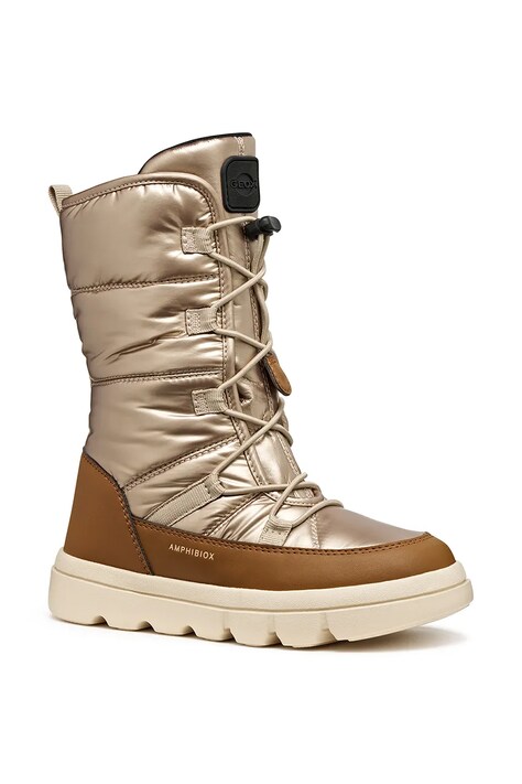 Geox buty zimowe dziecięce WILLABOOM kolor złoty J56HWA.0LVBC