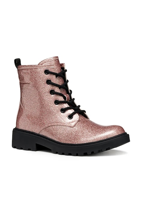 Dětské boty Geox CASEY růžová barva, J9420G.000KC