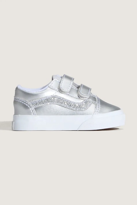 Παιδικά πάνινα παπούτσια Vans Old Skool V χρώμα: ασημί, VN000CTG7VF1