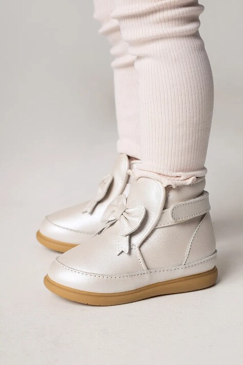 Donsje buty skórzane niemowlęce Cemilla Shoes kolor beżowy 1500200