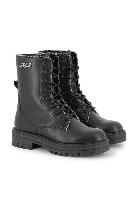 Karl Lagerfeld botine culoarea negru, Z30983