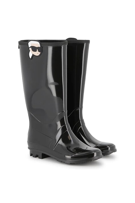 Karl Lagerfeld kalosze kolor czarny Z30985