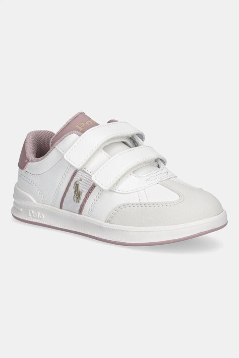 Παιδικά αθλητικά παπούτσια Polo Ralph Lauren HERITAGE COURT III T-TOE EZ χρώμα: άσπρο, RL03360101