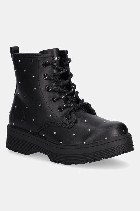 Skechers botki dziecięce GRAVLEN HI - JEWEL STRUT kolor czarny 303471L