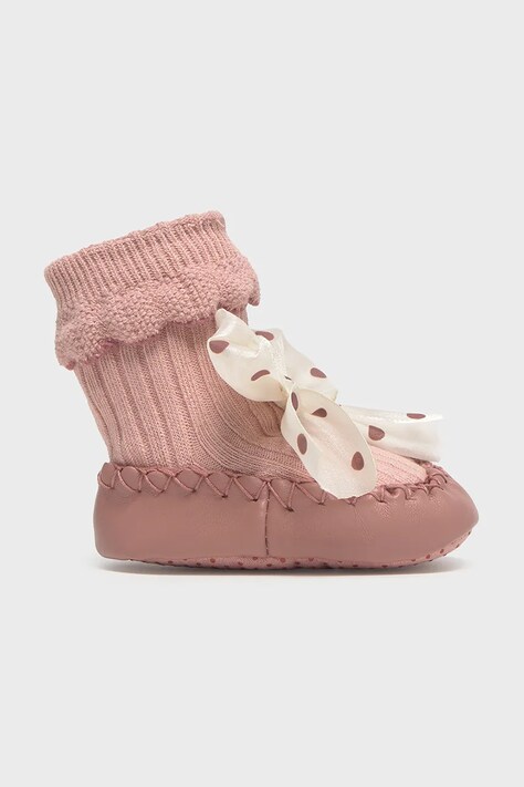 Mayoral Newborn buty niemowlęce kolor różowy 9924