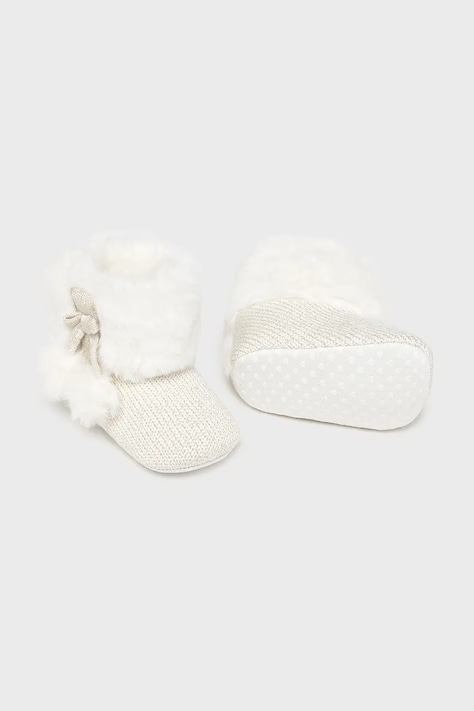 Mayoral Newborn pantofi pentru bebeluși culoarea bej, 9954