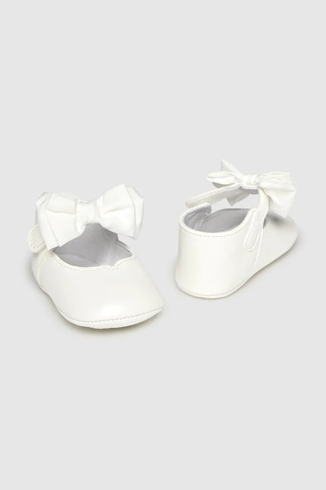 Mayoral Newborn buty niemowlęce kolor biały 9961