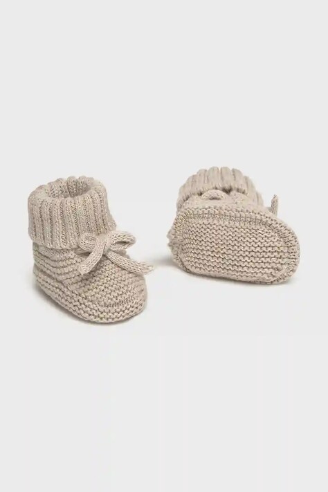 Mayoral Newborn pantofi pentru bebeluși culoarea bej, 9970