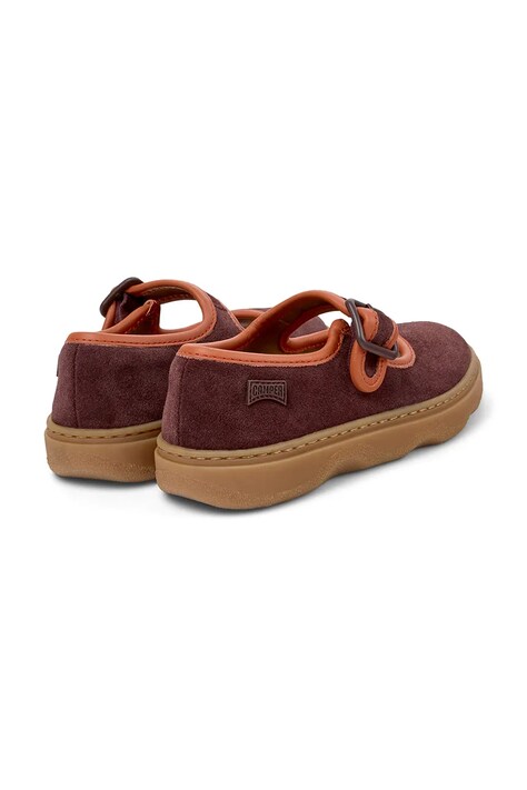 Camper baleriny skórzane dziecięce Kiddo Kids kolor bordowy K800662