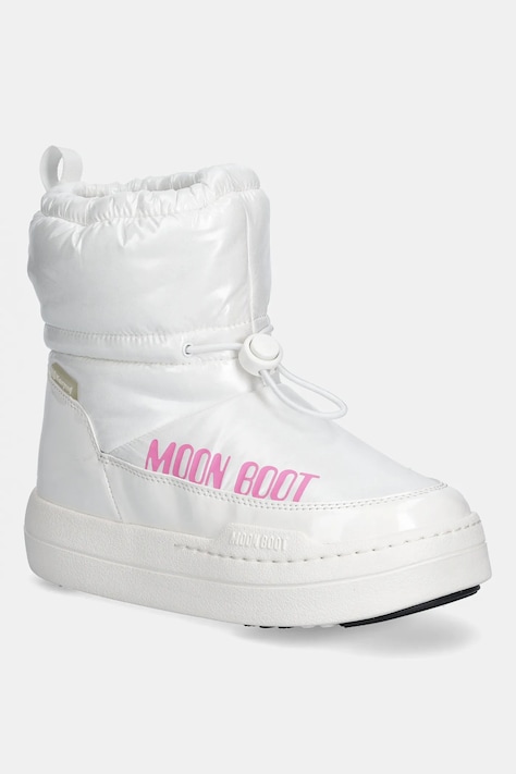 Παιδικές χειμερινές μπότες Moon Boot MB JR PARK TUBE MID GLITTER WP χρώμα: άσπρο, 80D3440110
