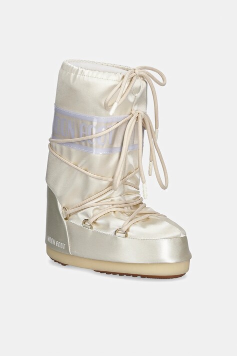 Moon Boot śniegowce dziecięce MB ICON PEARLY kolor beżowy 80D1403060