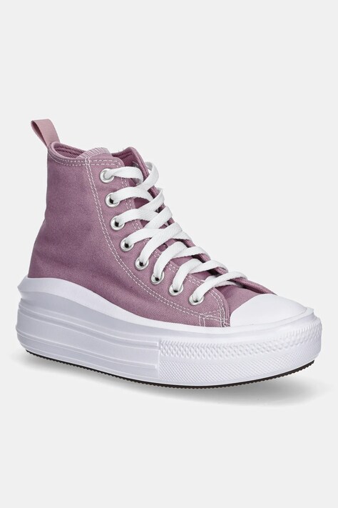 Converse trampki CHUCK TAYLOR ALL STAR MOVE kolor różowy A13128C