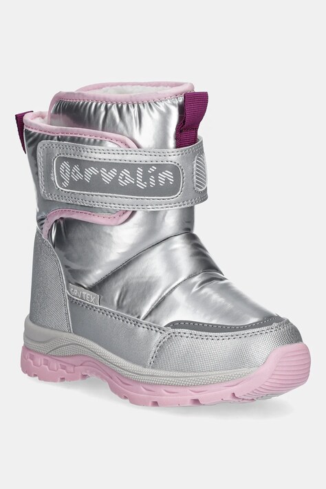 Garvalin buty zimowe dziecięce kolor srebrny 251845