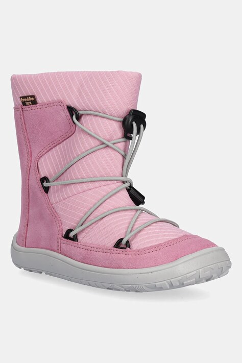 Froddo buty zimowe dziecięce BAREFOOT TEX TRACK WOOL kolor różowy G3160251