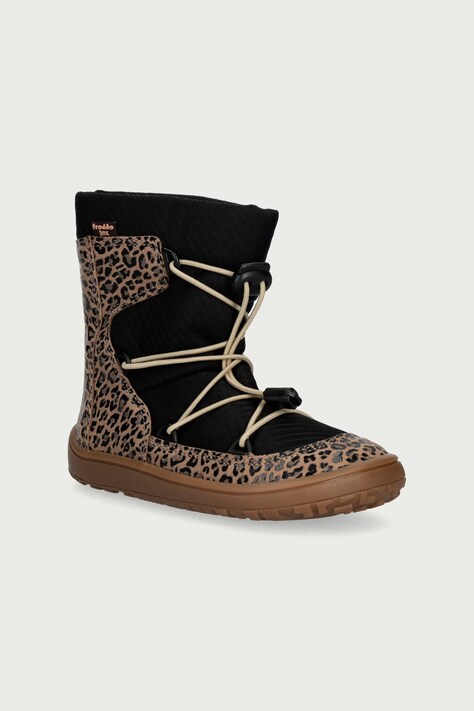 Froddo Παπούτσια χειμερινά Παιδικά δερμάτινα BAREFOOT TEX TRACK WOOL μπεζ G3160251