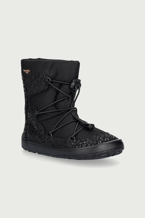 Froddo Obuća zimska za djecu od kože BAREFOOT TEX TRACK WOOL crna G3160251