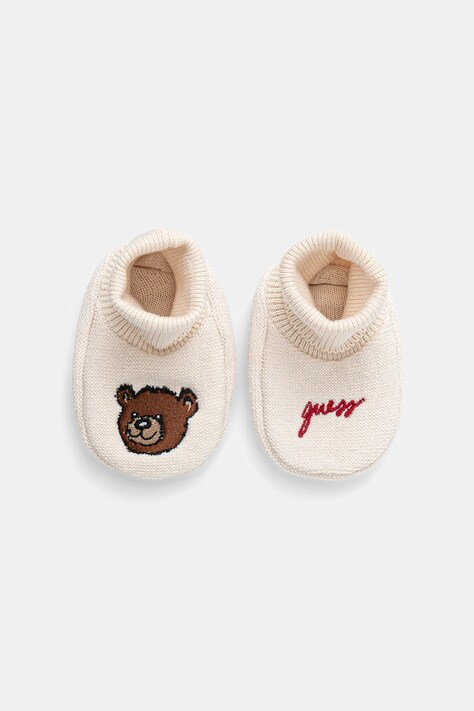 Guess buty niemowlęce kolor beżowy H5YW00 Z0170