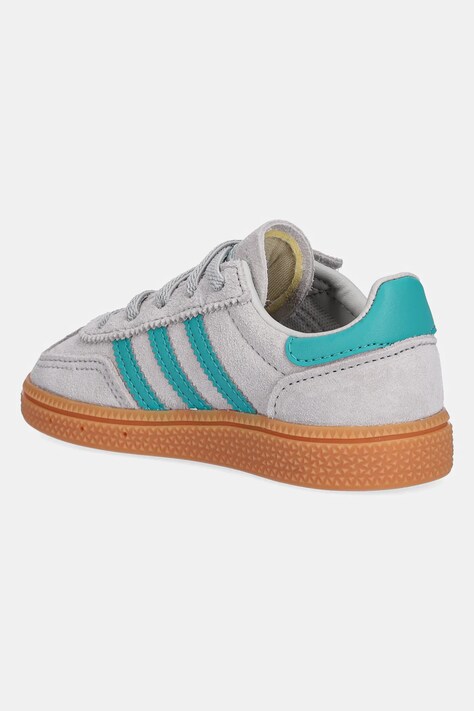 Дитячі замшеві кросівки adidas Originals HANDBALL SPEZIAL — AW25-OBK01M, сірий — фото 3
