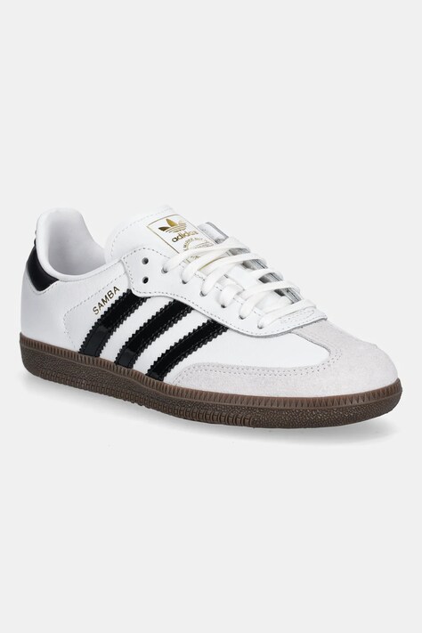 adidas Originals sneakersy dziecięce SAMBA OG kolor biały JQ2846