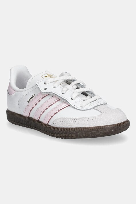 adidas Originals sneakers pentru copii SAMBA OG culoarea alb, JQ2847