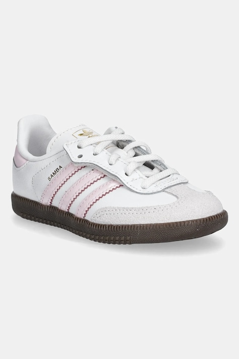adidas Originals sneakers pentru copii SAMBA OG culoarea alb, JQ2847