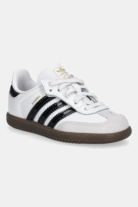 adidas Originals sneakers pentru copii SAMBA OG culoarea alb, JQ2848