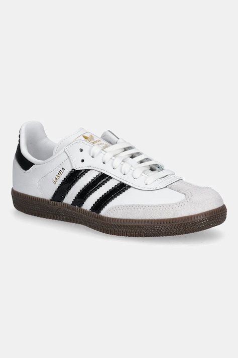 adidas Originals sneakers pentru copii SAMBA OG culoarea alb, JQ2850