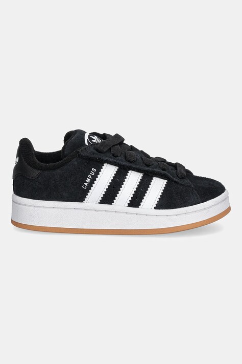 Дитячі замшеві кросівки adidas Originals CAMPUS 00s — AW25-OBK03O, чорний — фото 2