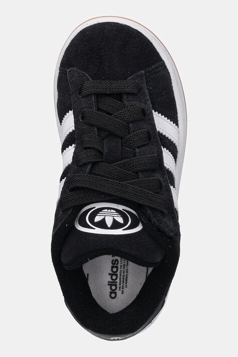 Дитячі замшеві кросівки adidas Originals CAMPUS 00s — AW25-OBK03O, чорний — фото 4