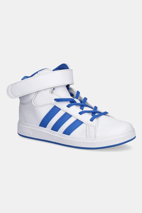 adidas sneakersy dziecięce GRAND COURT MID kolor biały JR0800