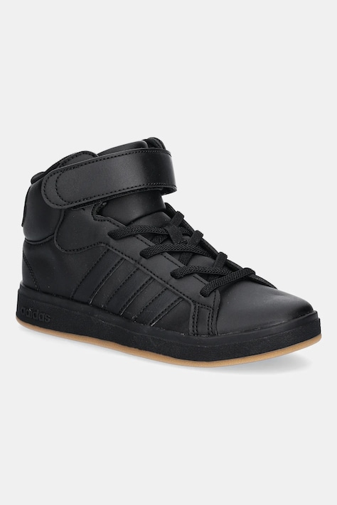 Детские кроссовки adidas GRAND COURT MID цвет чёрный JR0804