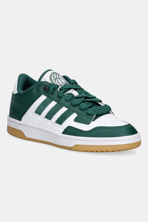 Otroške superge adidas Originals RAPID COURT LOW zelena barva, JR1019