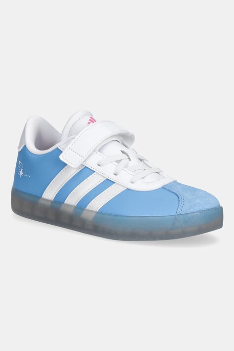 adidas sneakersy dziecięce VL COURT 3.0 CINDERELLA kolor niebieski JR4901