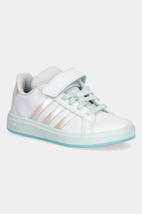adidas sneakers pentru copii GRAND COURT 2.0 culoarea alb, JR6119
