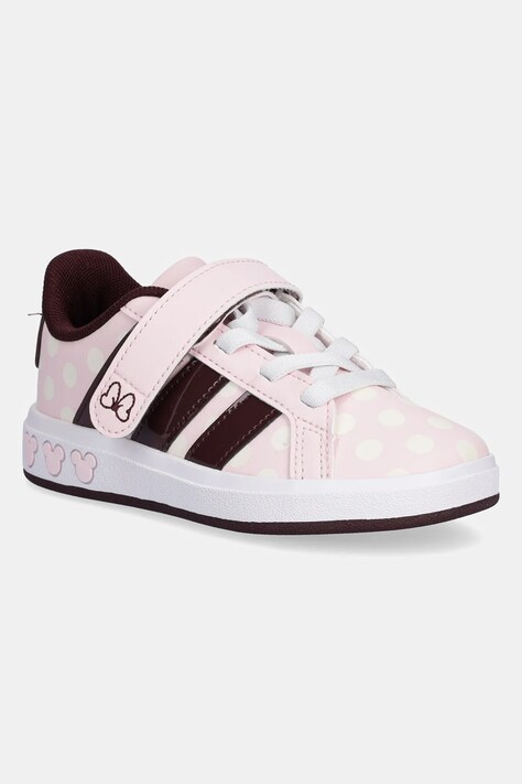 adidas sneakers pentru copii GRAND COURT MINNIE culoarea roz, JR8133