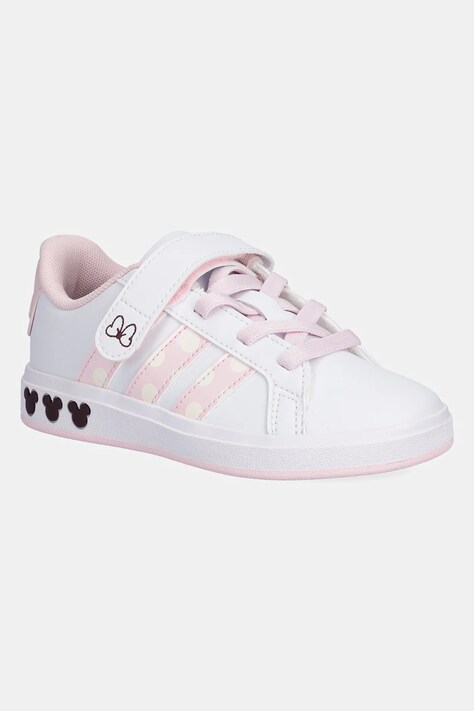 adidas sneakers pentru copii GRAND COURT MINNIE culoarea alb, JR8134