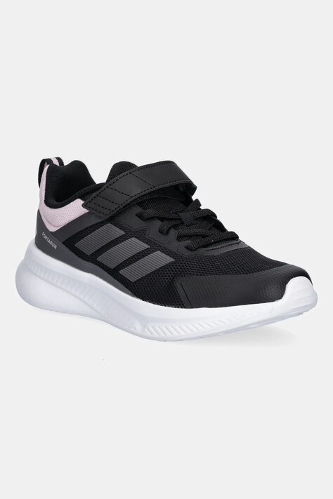 Παιδικά αθλητικά παπούτσια adidas FortaRun 4.0 χρώμα: μαύρο, JR9313